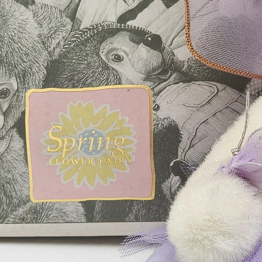 Robert Raikes Spring Flower Fairy Purple Limited Edition With Box Tags 10